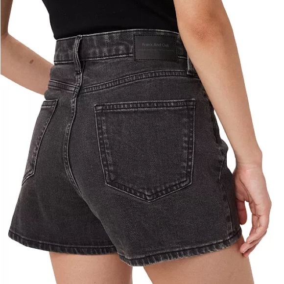 NWT Frank and Oak Stevie Tapered Denim Shorts - Picture 2 of 6